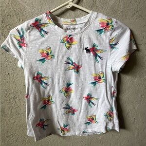 Abercrombie Kids Colorful Parrot Tee